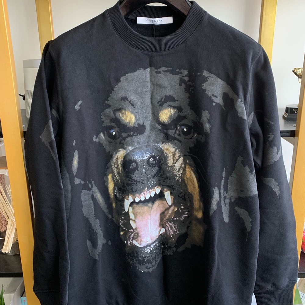 Givenchy Black Rottweiler Sweatshirt Size S